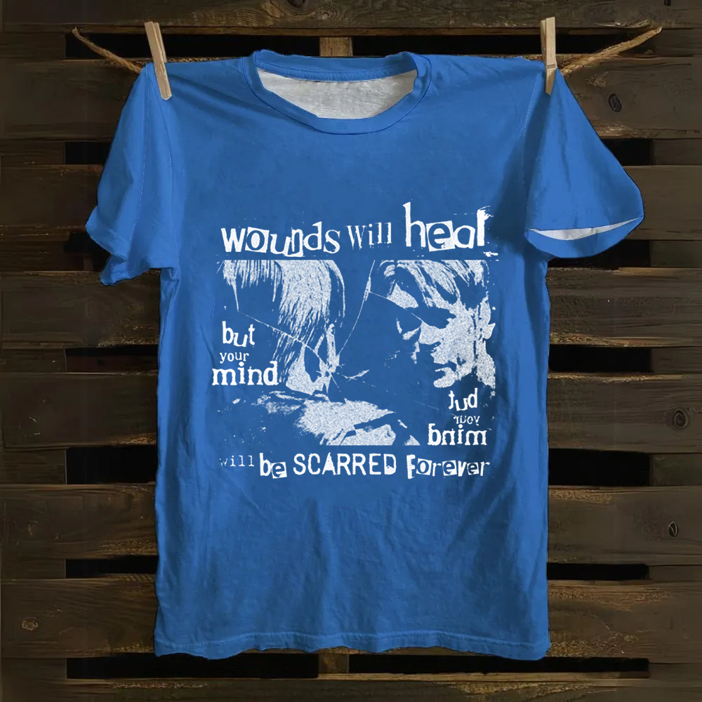 Unisex Vintage Silent Hill Horror Movie Cotton T-Shirt