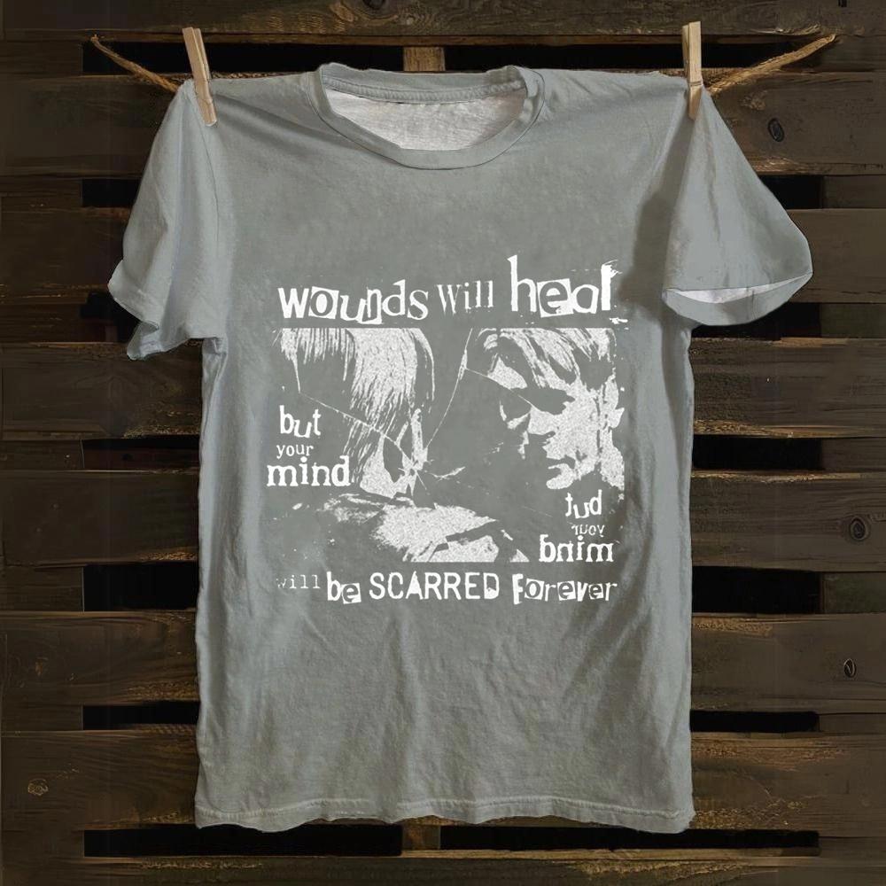 Unisex Vintage Silent Hill Horror Movie Cotton T-Shirt