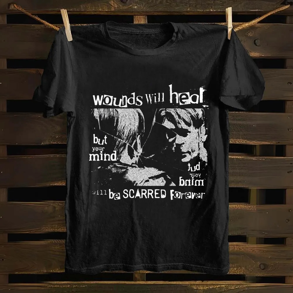 Unisex Vintage Silent Hill Horror Movie Cotton T-Shirt