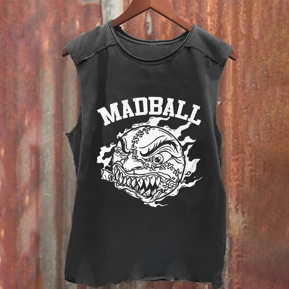 Unisex Vintage Washed  Madball Band  Tank Top