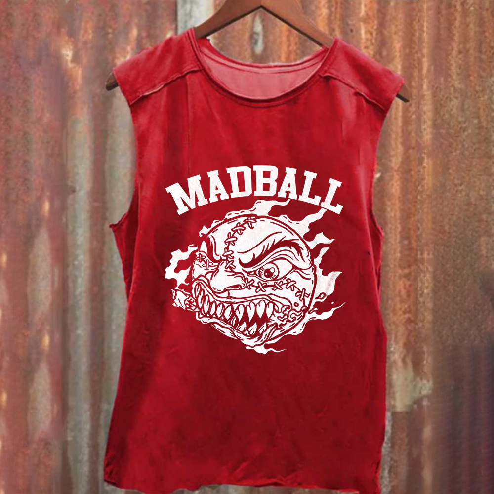 Unisex Vintage Washed  Madball Band  Tank Top