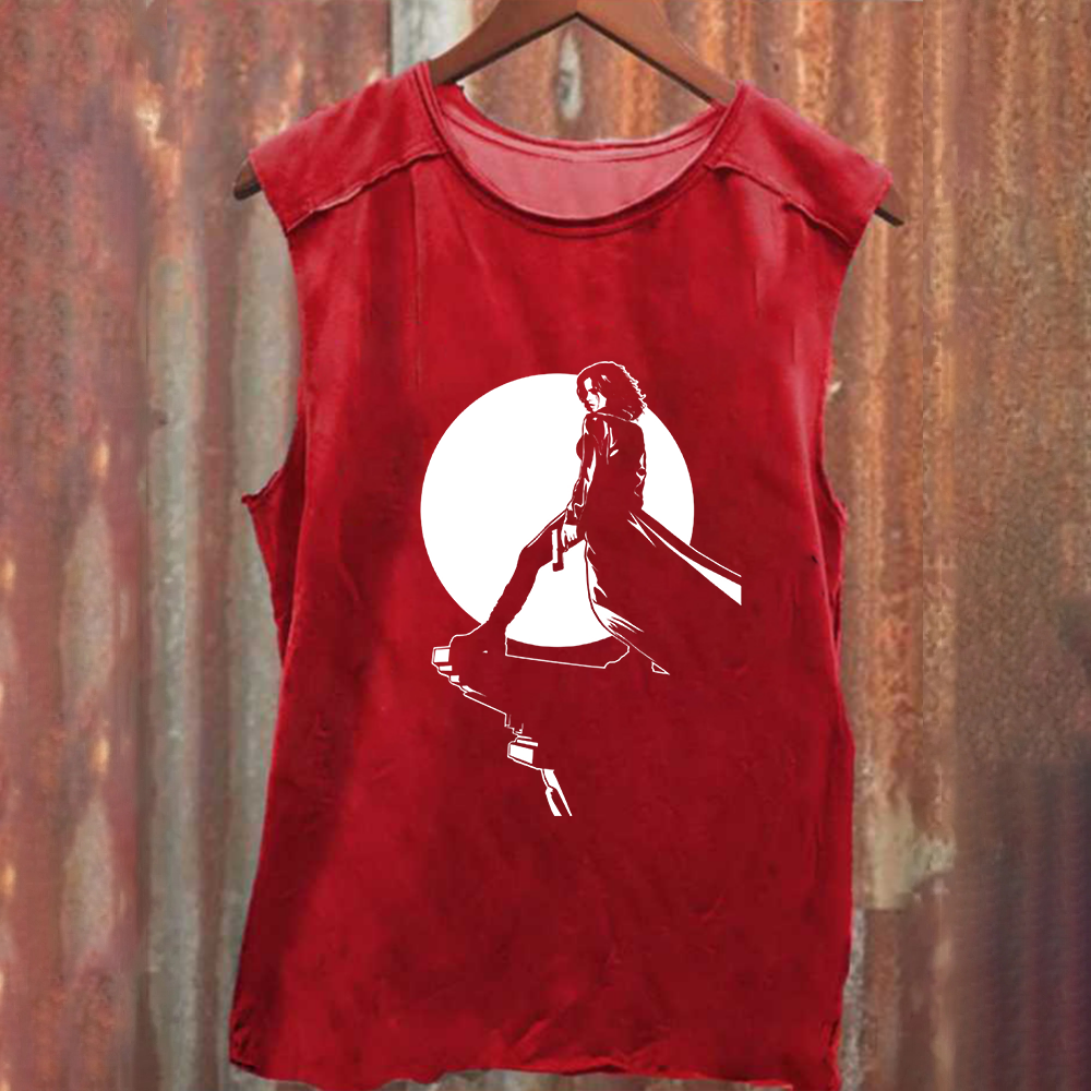 Unisex Vintage Washed Underworld Movie  Tank Top