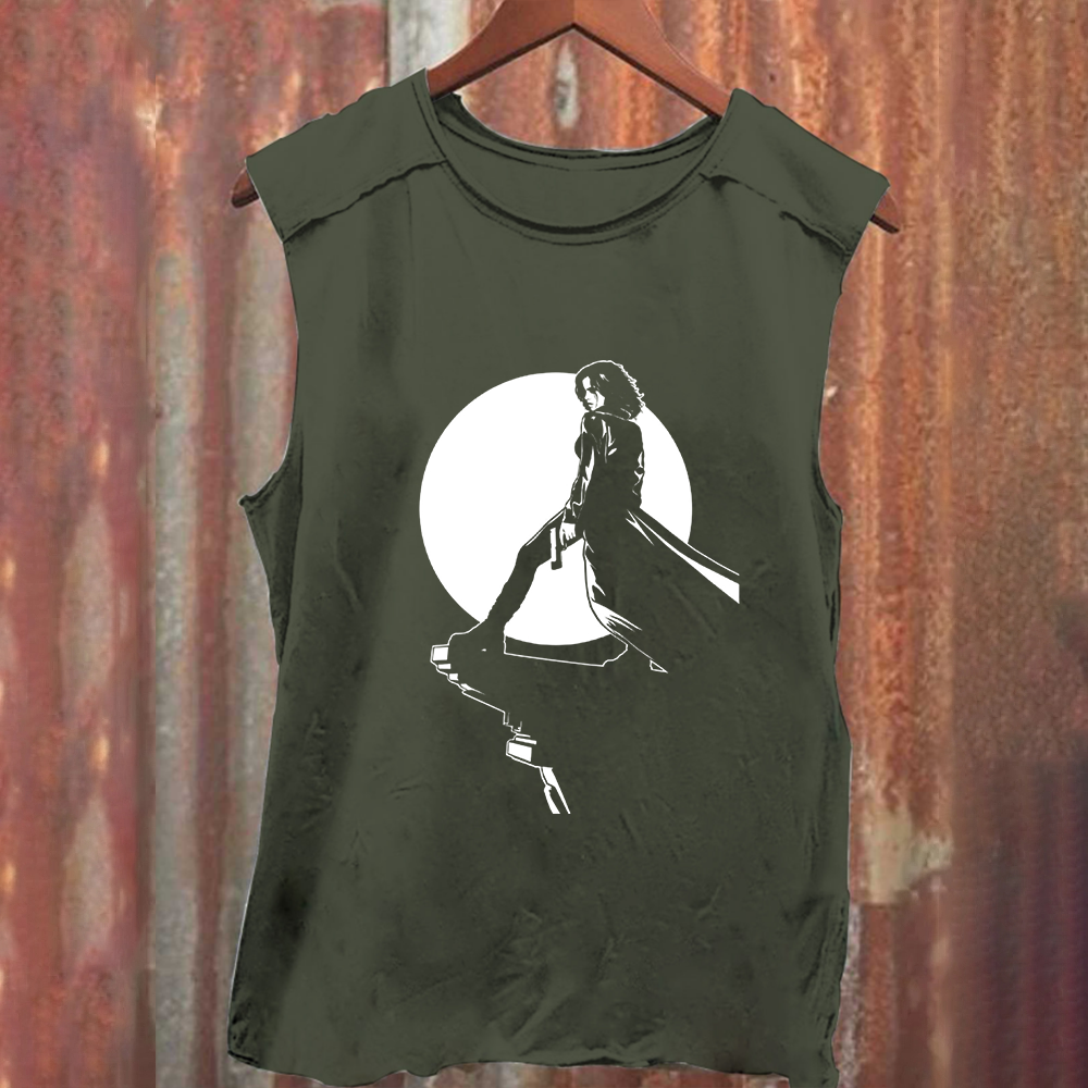 Unisex Vintage Washed Underworld Movie  Tank Top