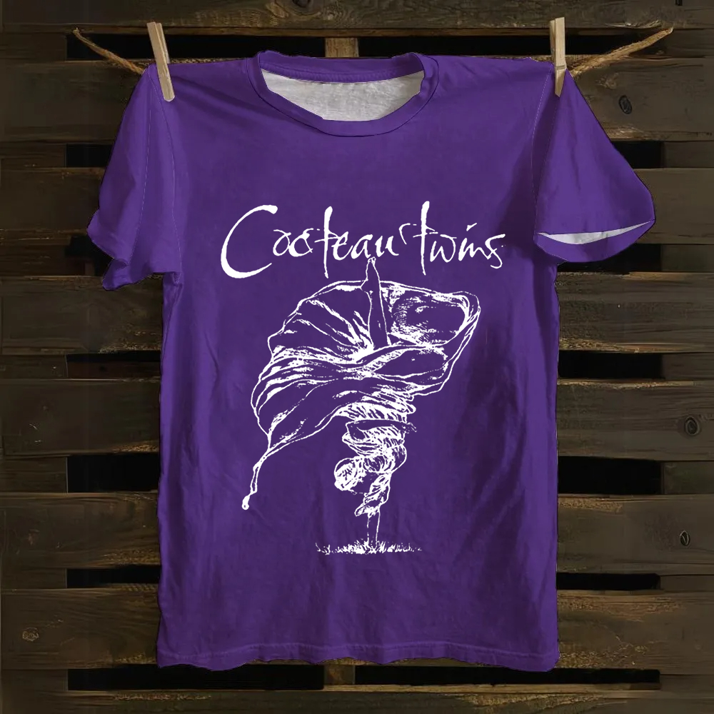 Unisex Vintage Cocteau Twins Band  Cotton T-Shirt