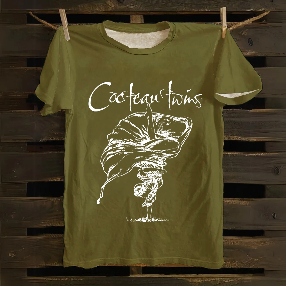 Unisex Vintage Cocteau Twins Band  Cotton T-Shirt