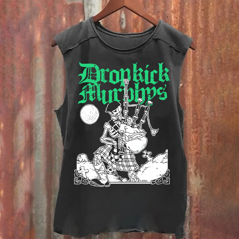 Dropkick Murphys Band Washed Tank Top