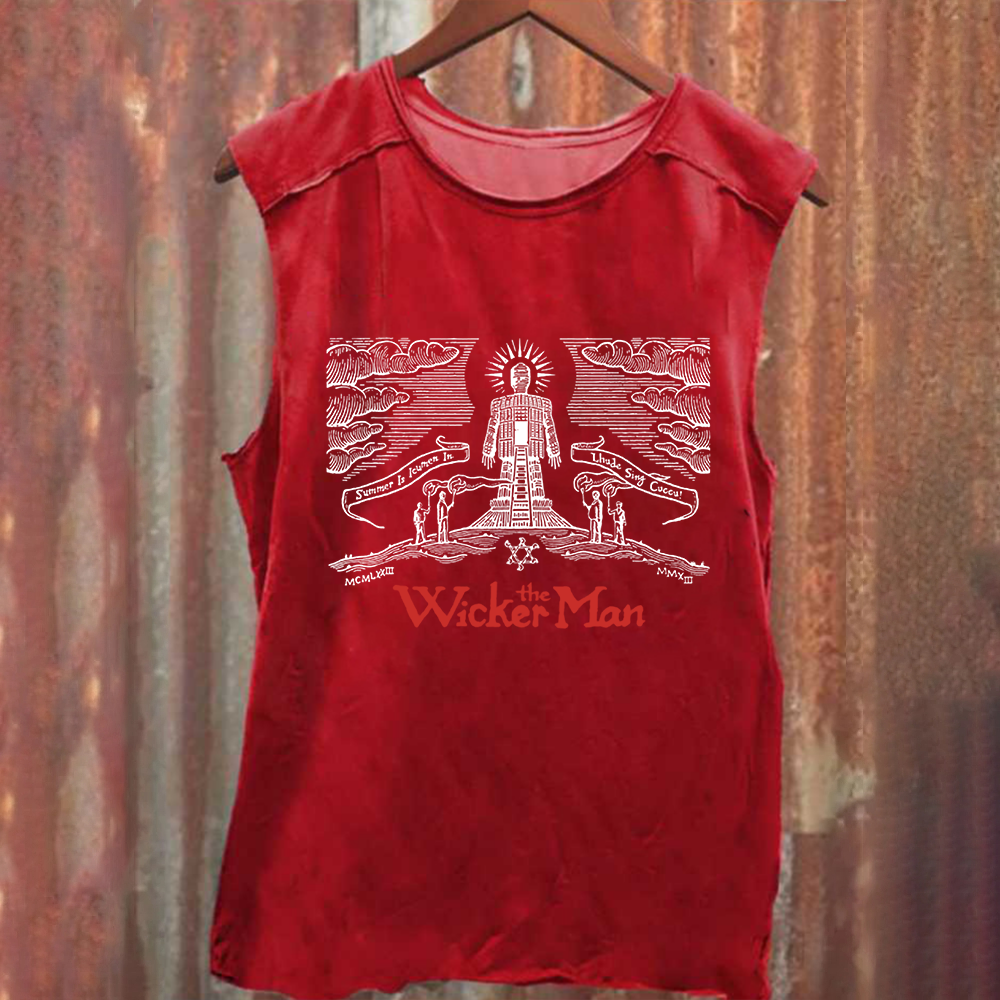Unisex Vintage The Wicker Man Movie Tank Top