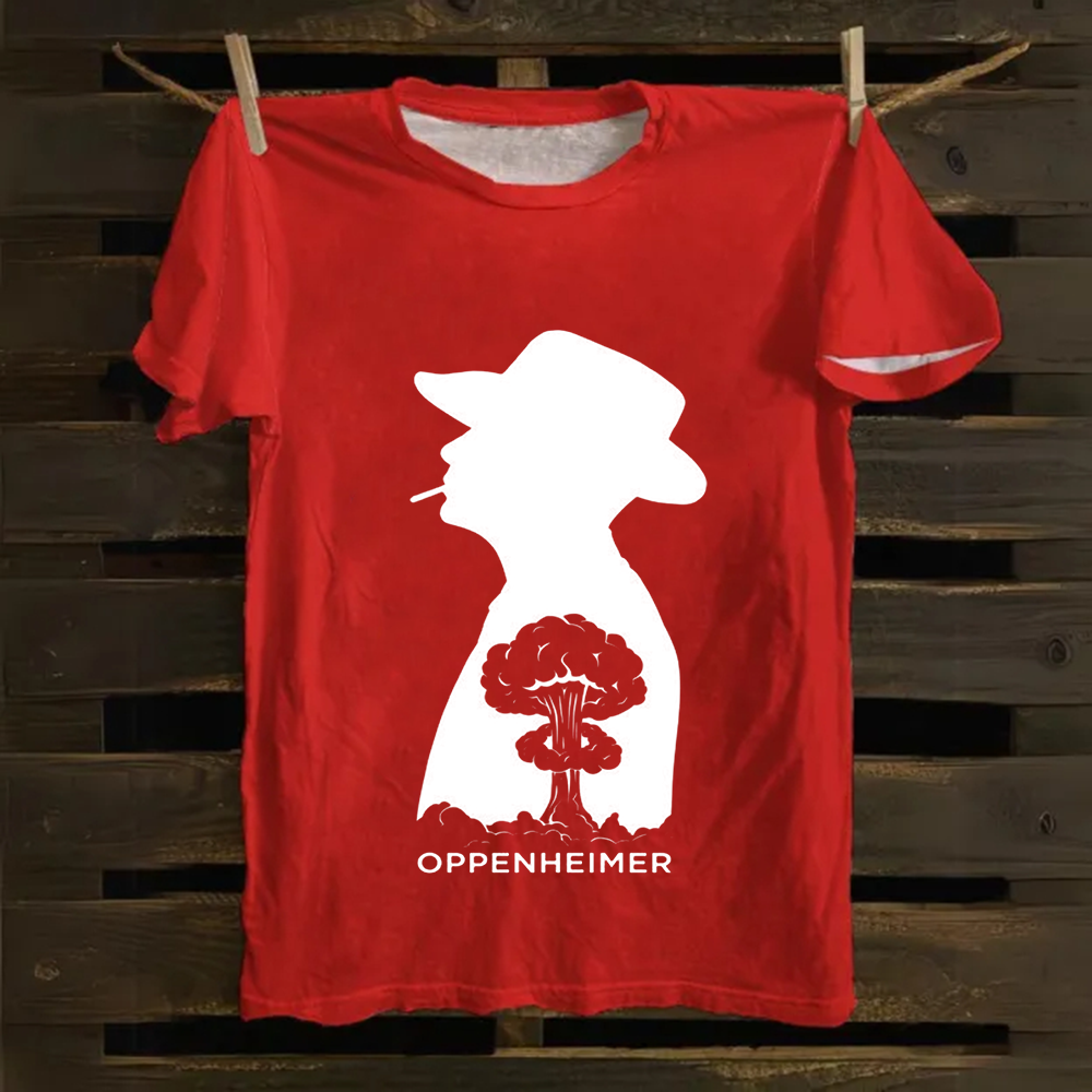 Unisex Vintage  Oppenheimer Movie  Cotton T-Shirt