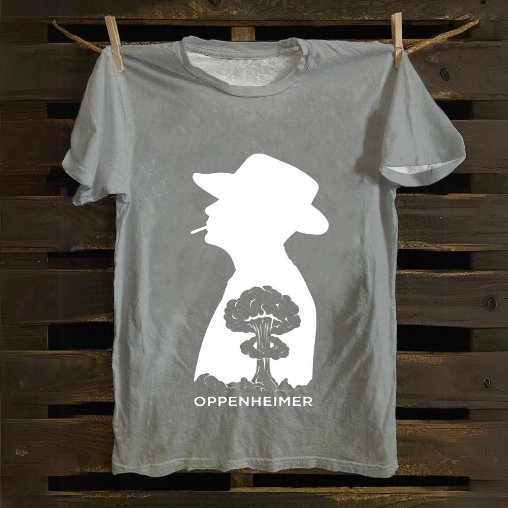 Unisex Vintage  Oppenheimer Movie  Cotton T-Shirt