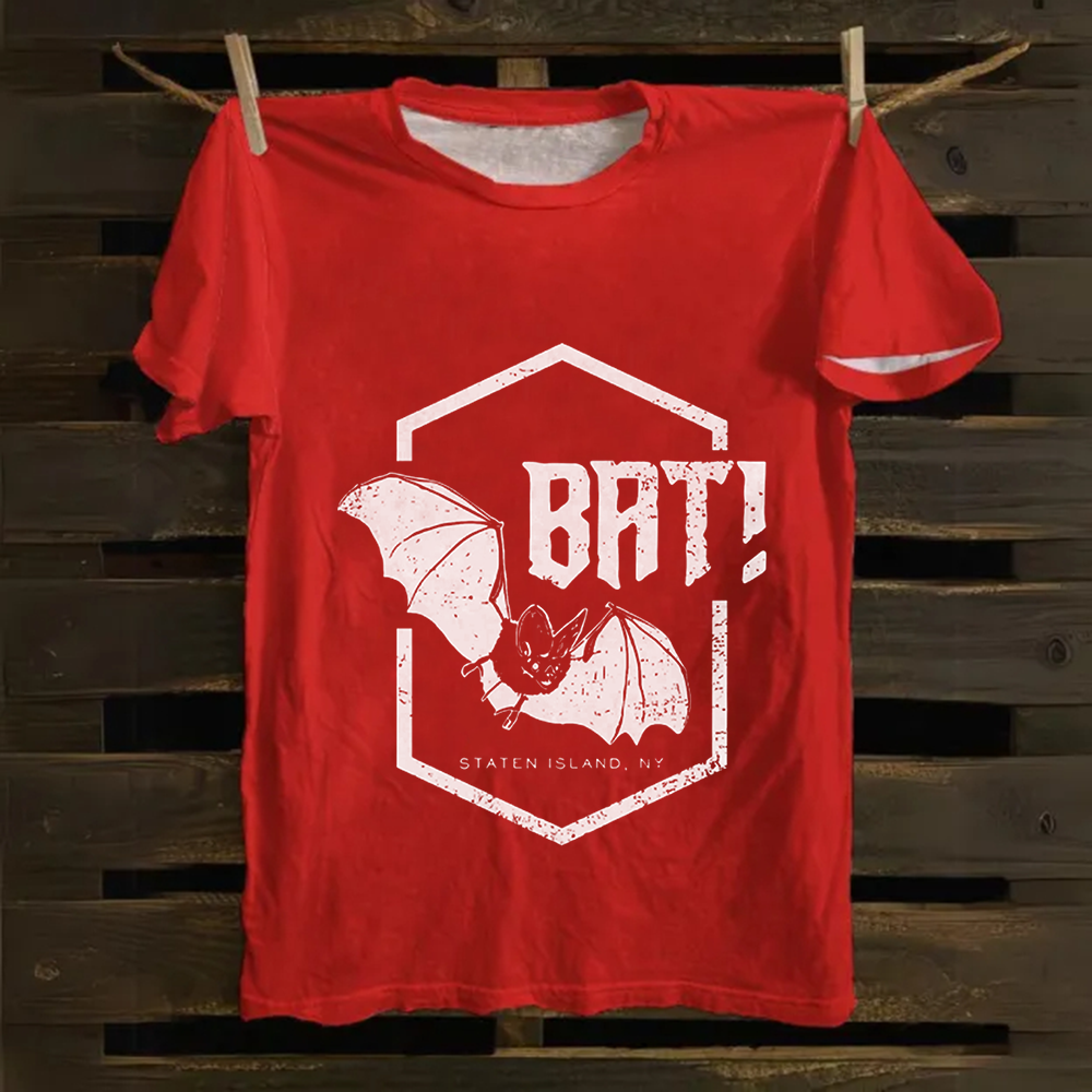 Unisex Vintage Laszlo the Bat Cotton T-Shirt
