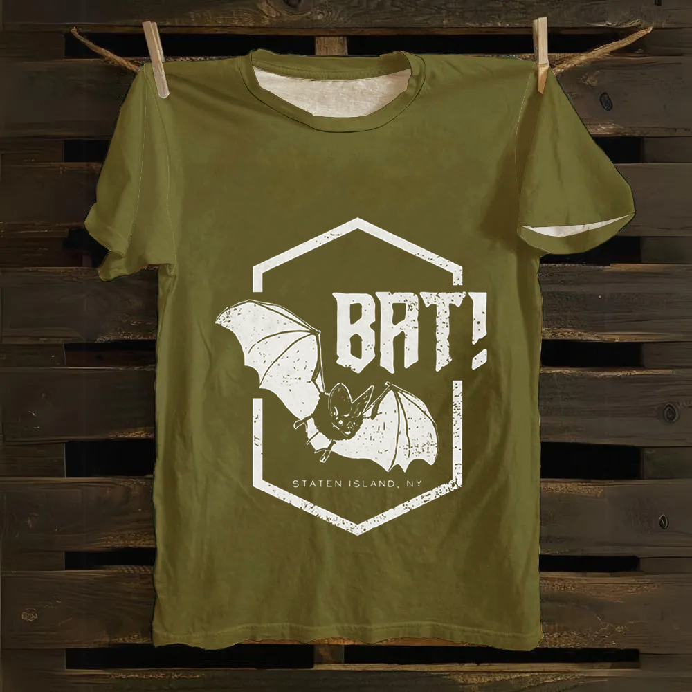 Unisex Vintage Laszlo the Bat Cotton T-Shirt