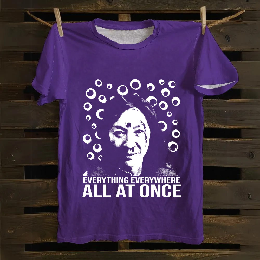 Unisex Vintage  Everything Everywhere All at Once Movie Cotton T-Shirt