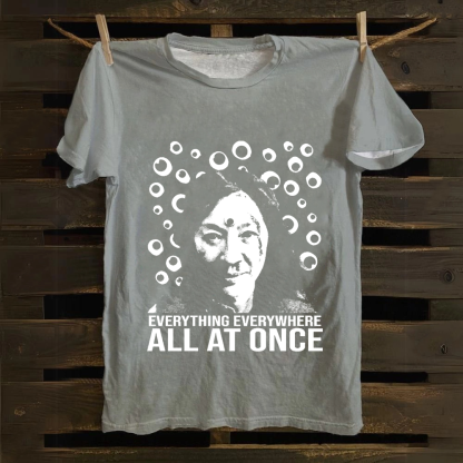 Unisex Vintage  Everything Everywhere All at Once Movie Cotton T-Shirt
