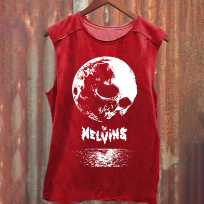 Unisex Washed The Melvins Concert Tour Moon Tank Top