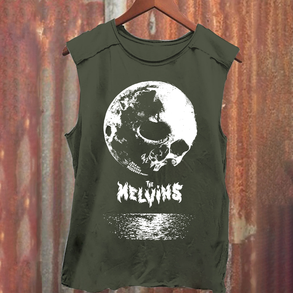 Unisex Washed The Melvins Concert Tour Moon Tank Top