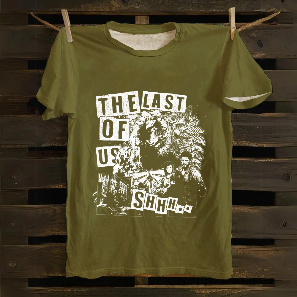 Unisex Vintage THE LAST OF US Cotton T-Shirt