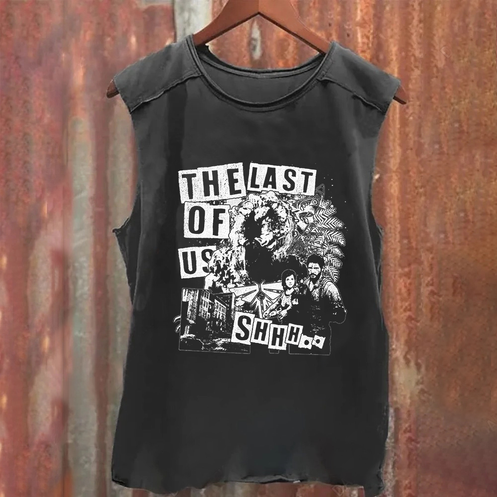 Unisex Vintage Washed  THE LAST OF US Tank Top