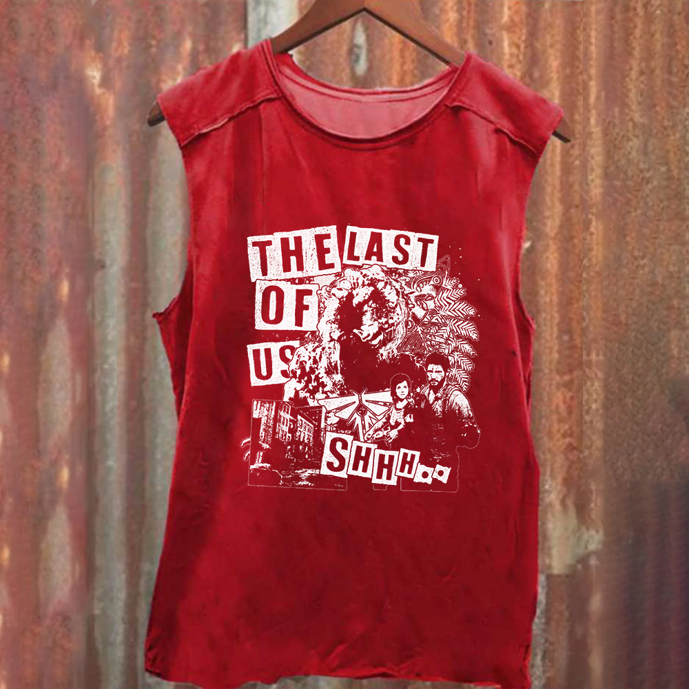 Unisex Vintage Washed  THE LAST OF US Tank Top