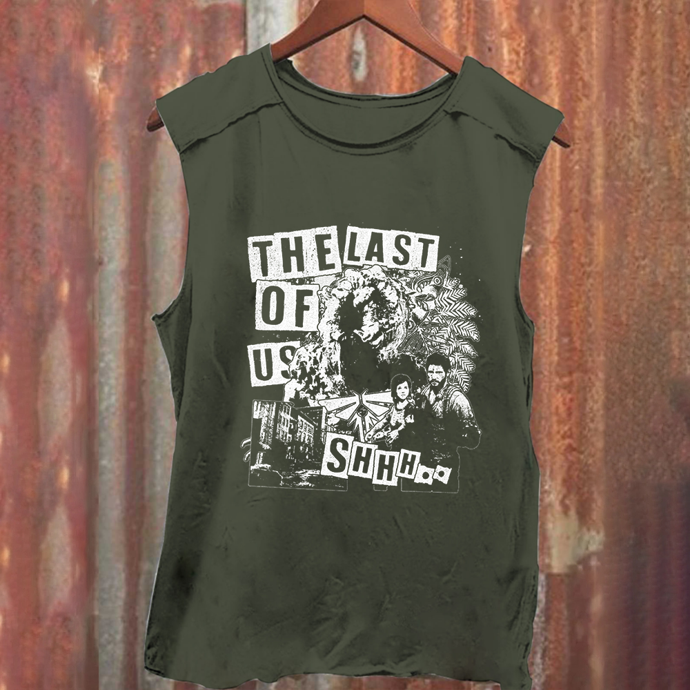 Unisex Vintage Washed  THE LAST OF US Tank Top