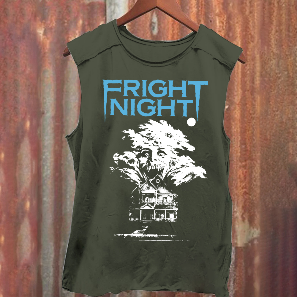 Unisex Vintage Washed Fright Night Tank Top