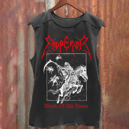 Unisex Washed Emperor Wrath of the Tyrant Tank Top