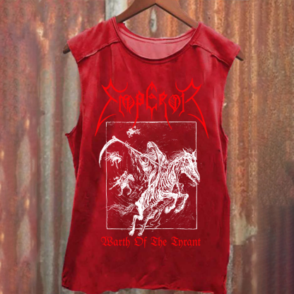 Unisex Washed Emperor Wrath of the Tyrant Tank Top