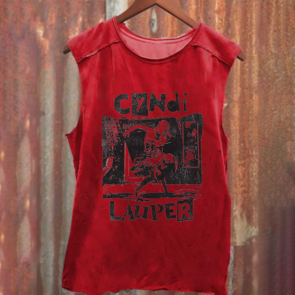Retro Pink She's So Unusual Cyndi Lauper Unisex ClassicTank Top