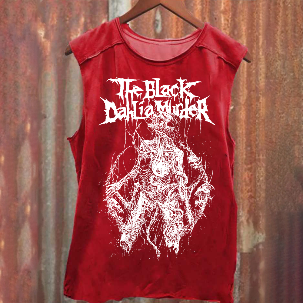 Unisex Vintage The Black Dahila Zombie Top
