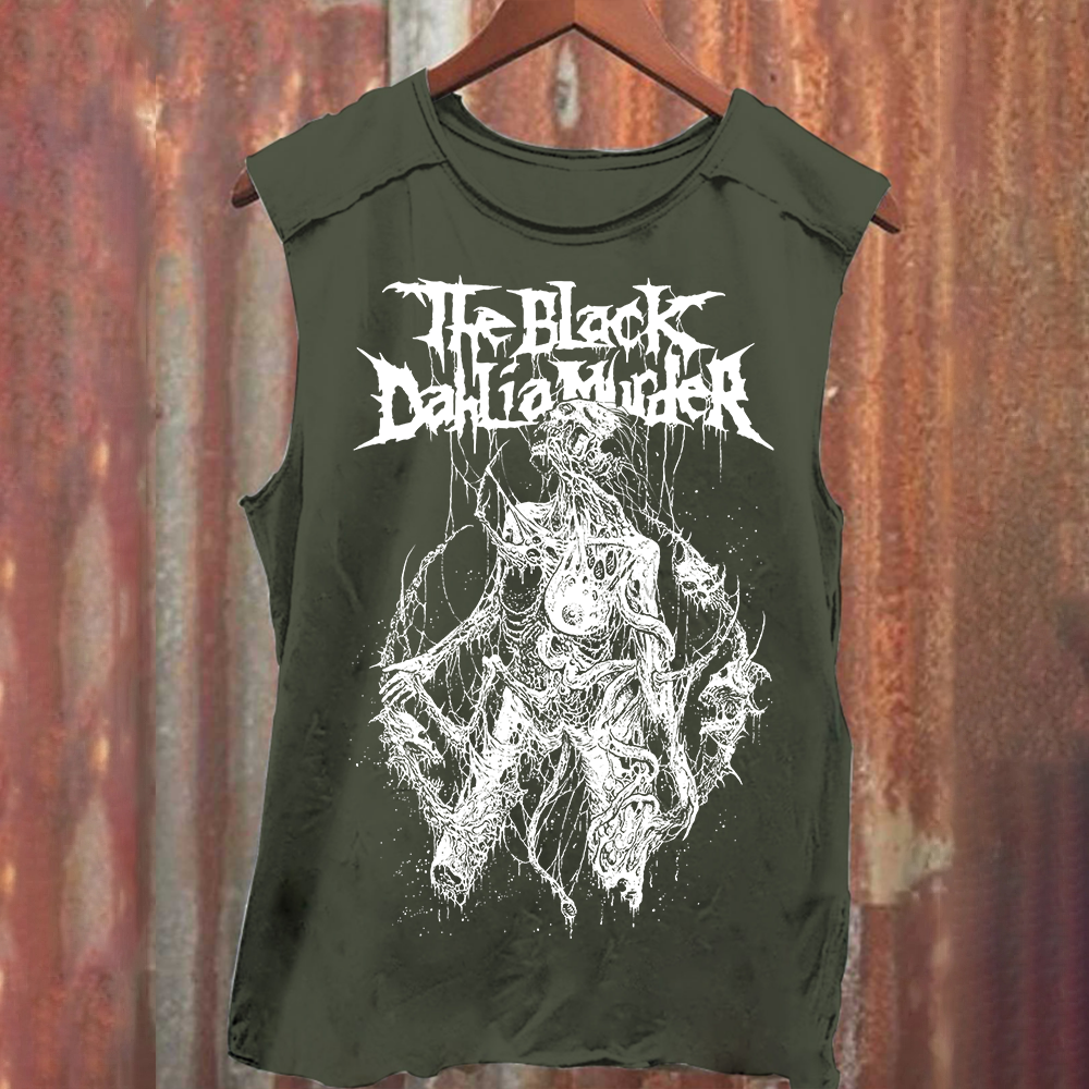 Unisex Vintage The Black Dahila Zombie Top