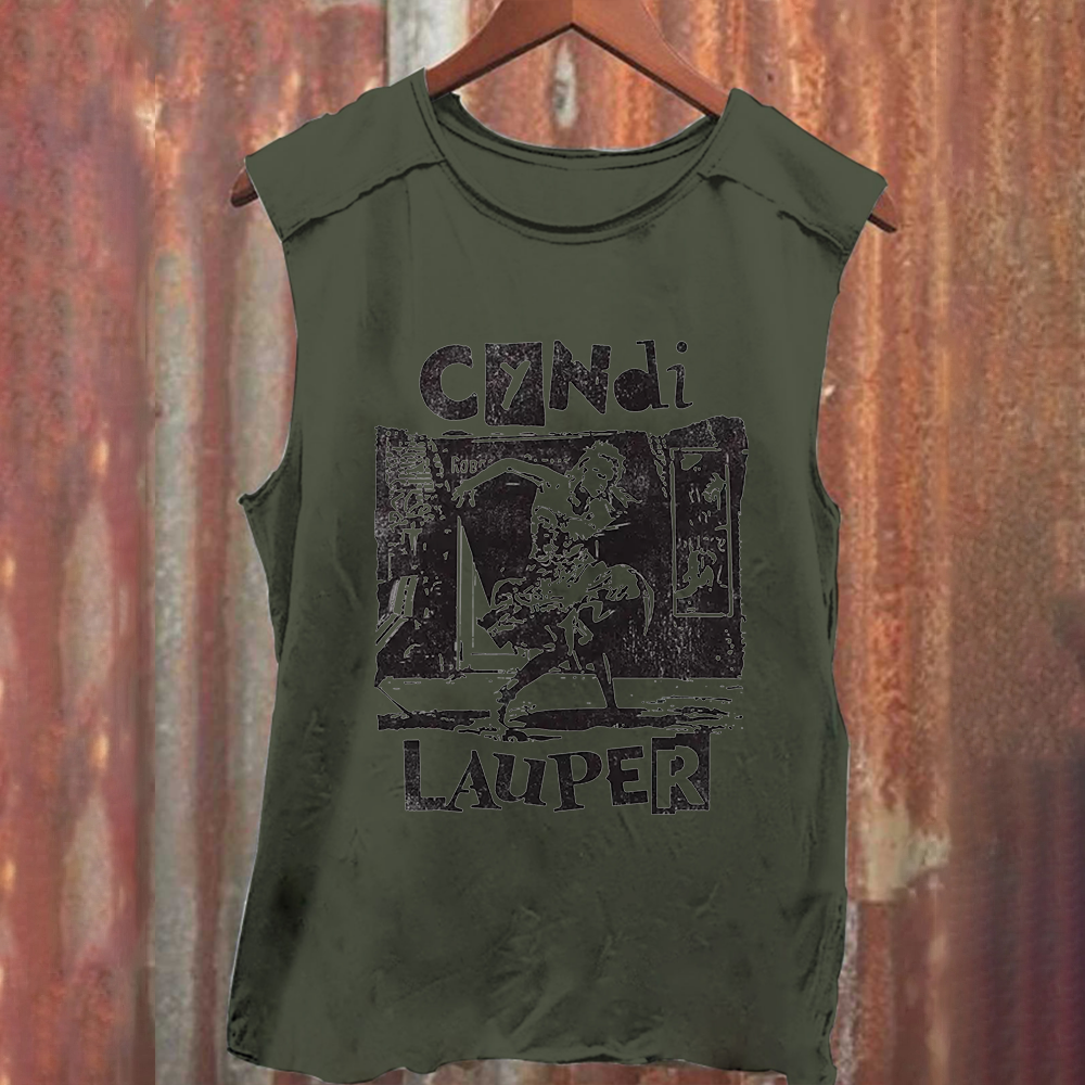 Retro Pink She's So Unusual Cyndi Lauper Unisex ClassicTank Top