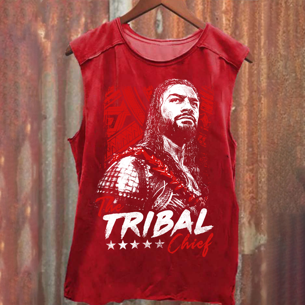 WWE Tribal Chief Washed Tank Top