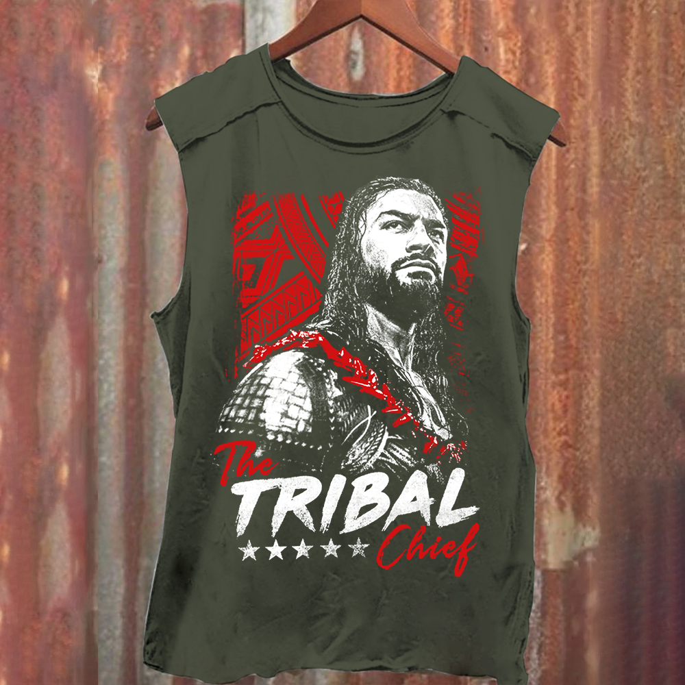 WWE Tribal Chief Washed Tank Top