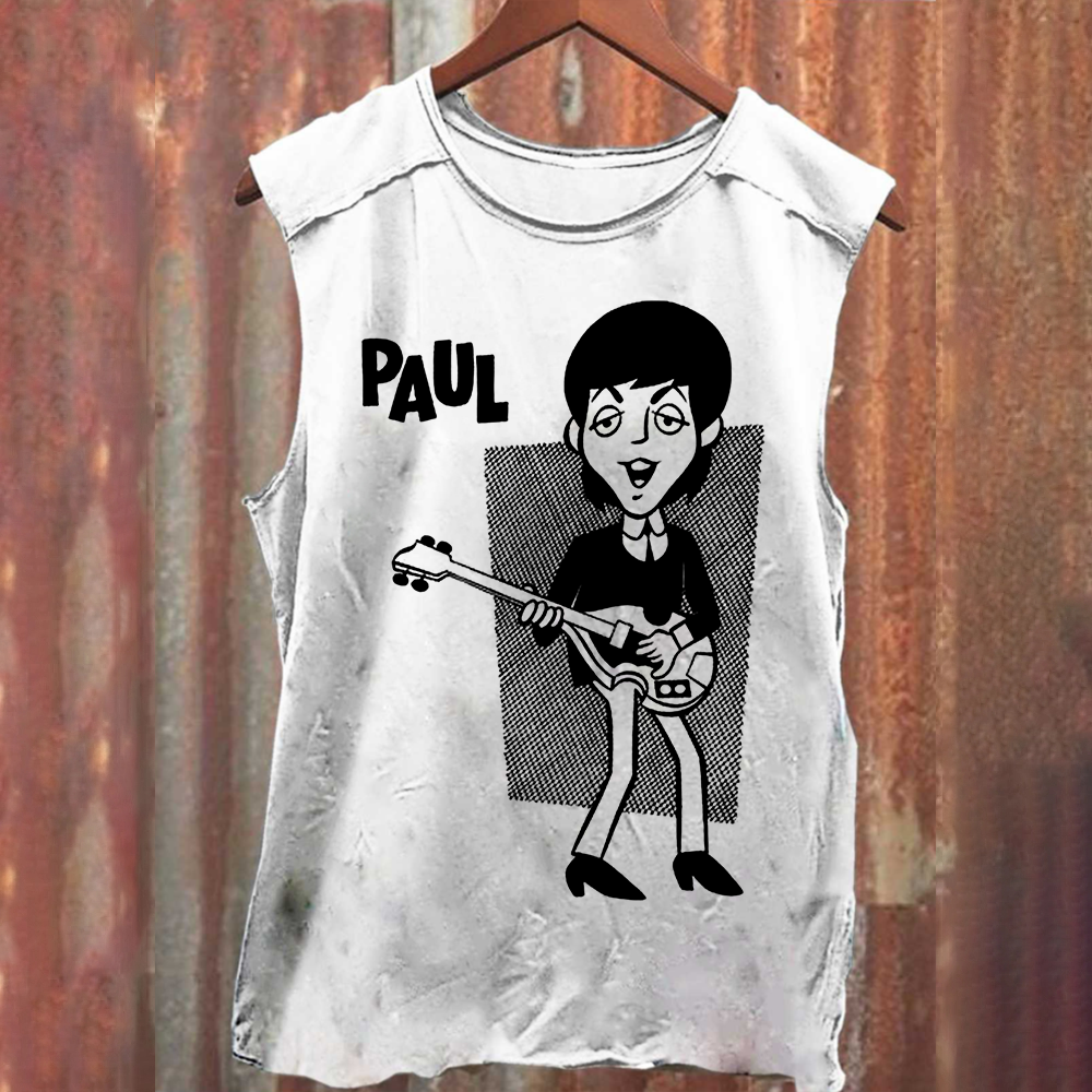 Paul McCartney Musicians Washed Tank Top