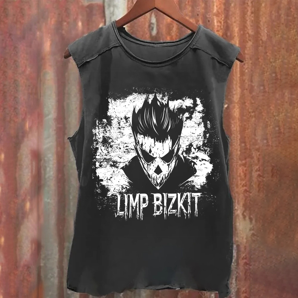 Unisex Vintage Washed Limp Bizkit  Tank Top