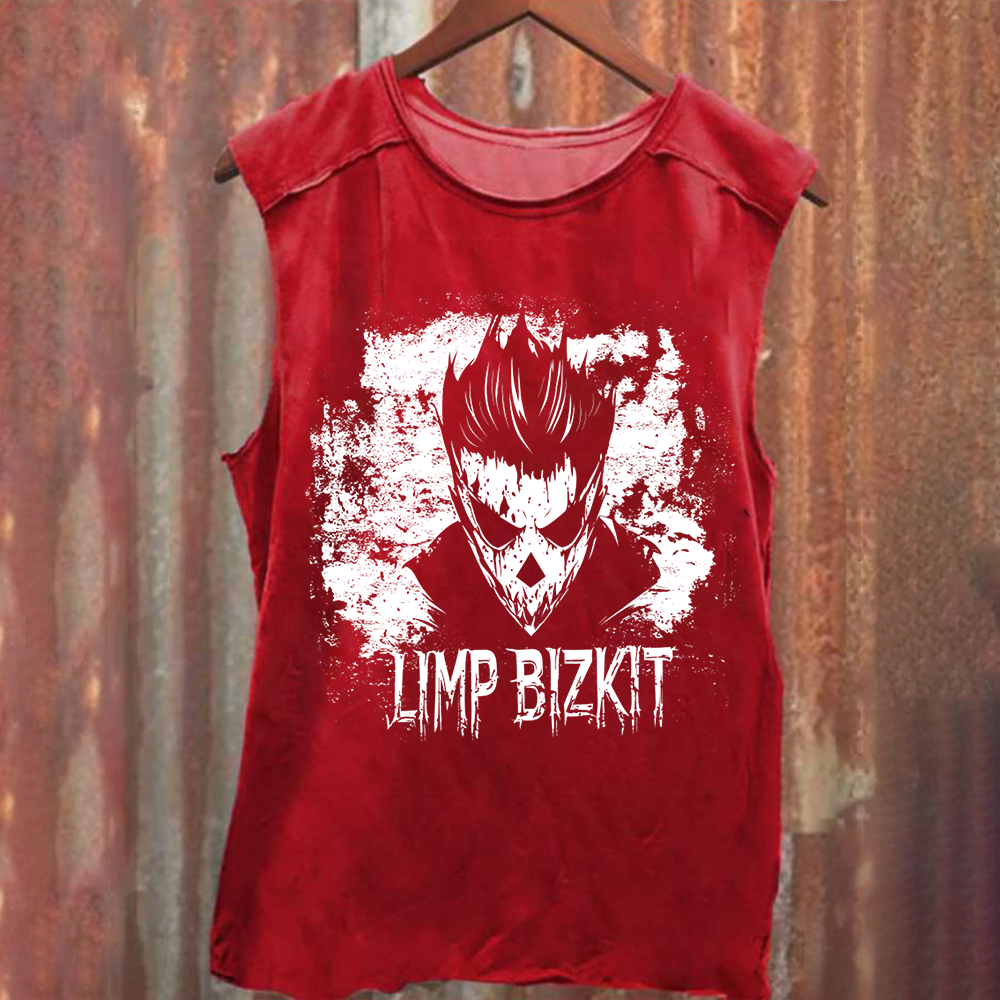 Unisex Vintage Washed Limp Bizkit  Tank Top