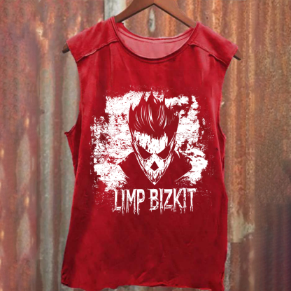 Unisex Vintage Washed Limp Bizkit  Tank Top