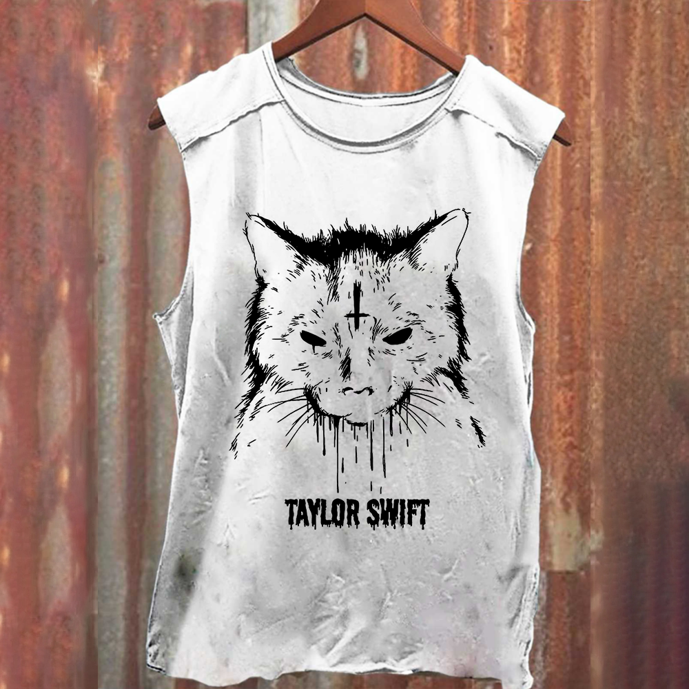 Unisex Vintage Taylor Swift Singer Tank Top