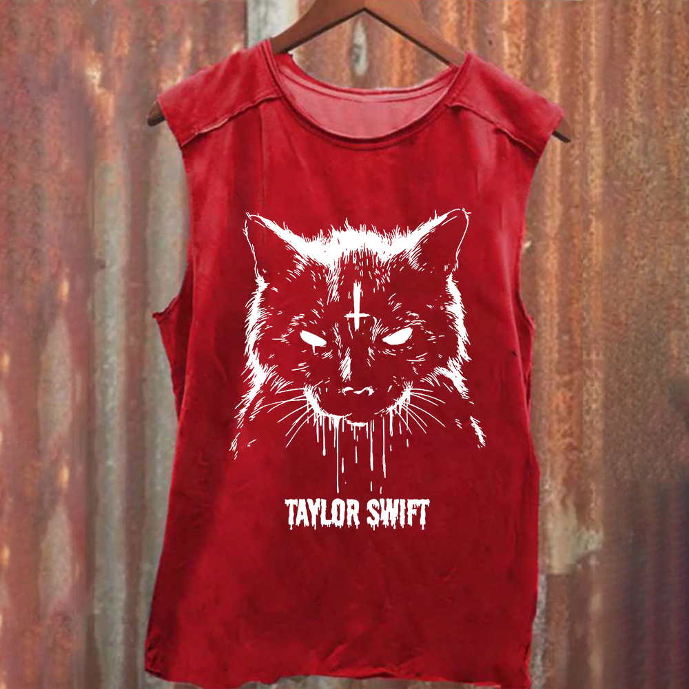 Unisex Vintage Taylor Swift Singer Tank Top