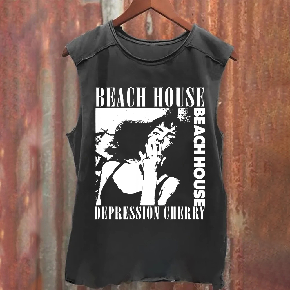 Unisex cotton Beach House Band Tank Top