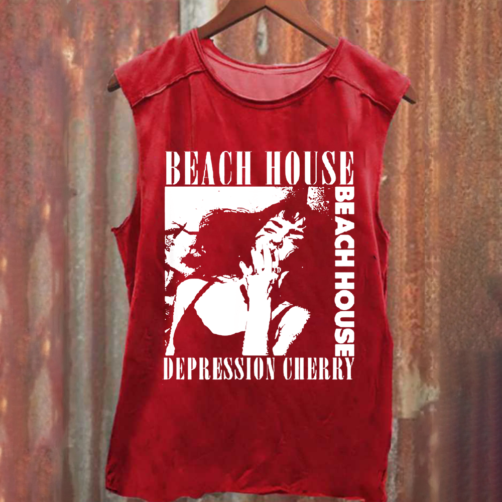 Unisex cotton Beach House Band Tank Top