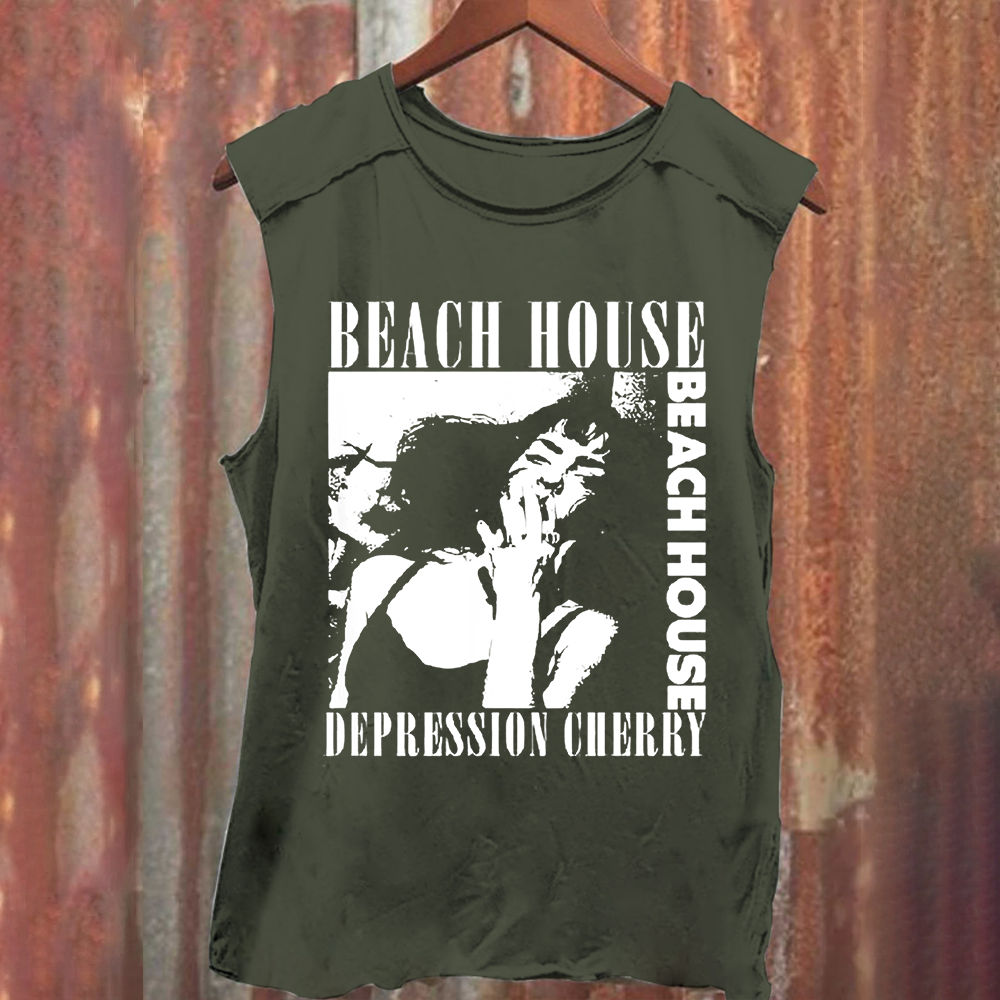 Unisex cotton Beach House Band Tank Top
