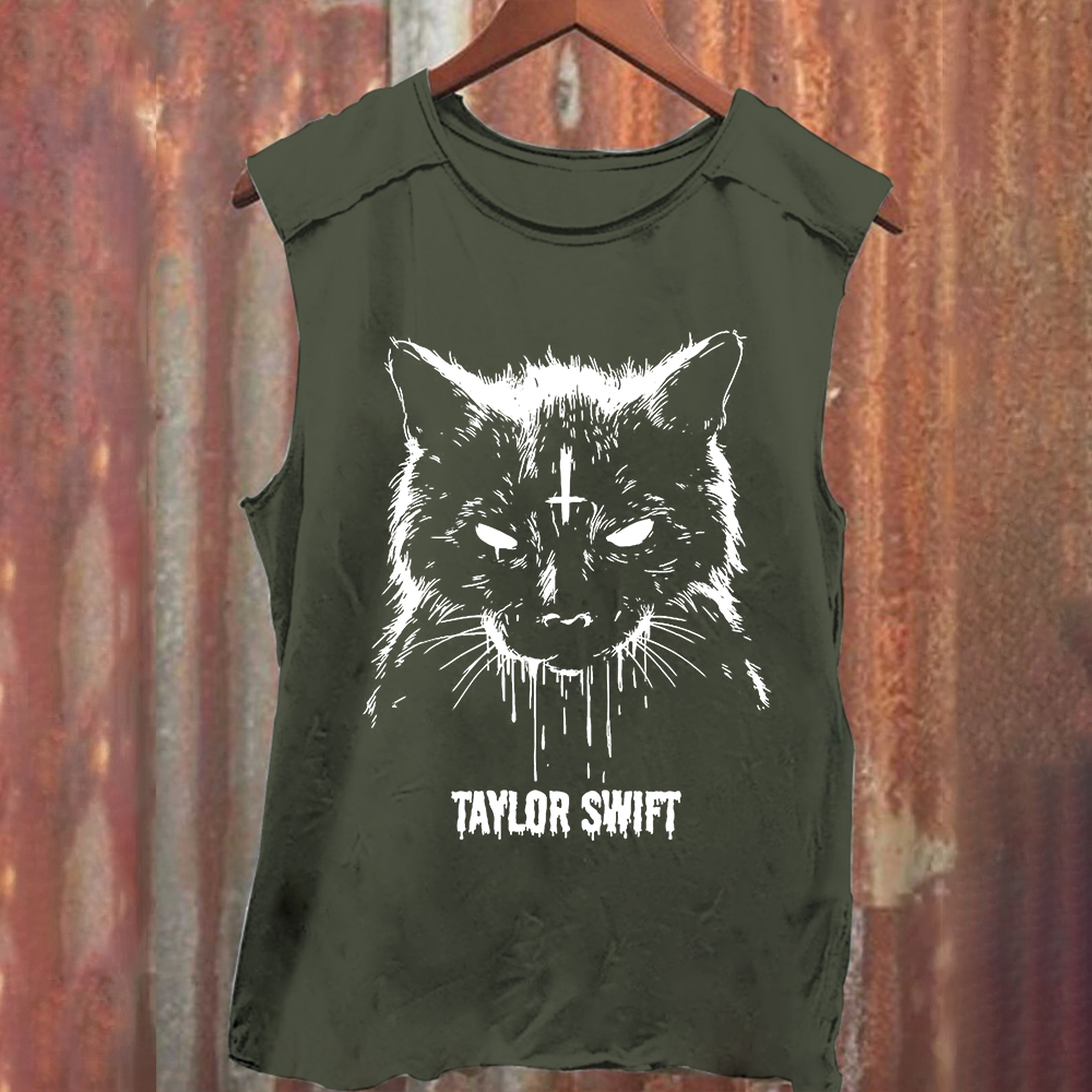 Unisex Vintage Taylor Swift Singer Tank Top
