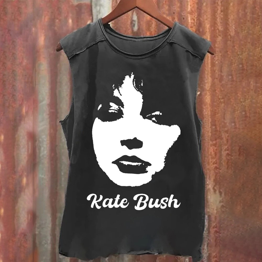 Kate Bush Singer Vintage Washed Tank Top