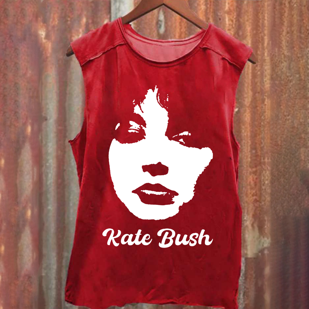 Kate Bush Singer Vintage Washed Tank Top