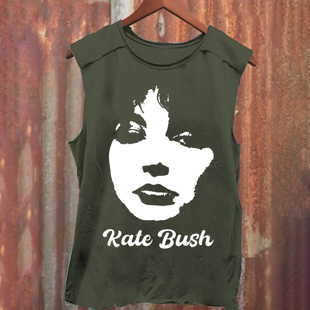 Kate Bush Singer Vintage Washed Tank Top