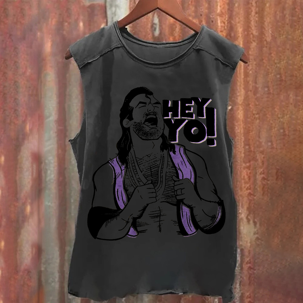 WWE Razor Ramon-Scott Hall HEY YO Casual Printed Tank Top