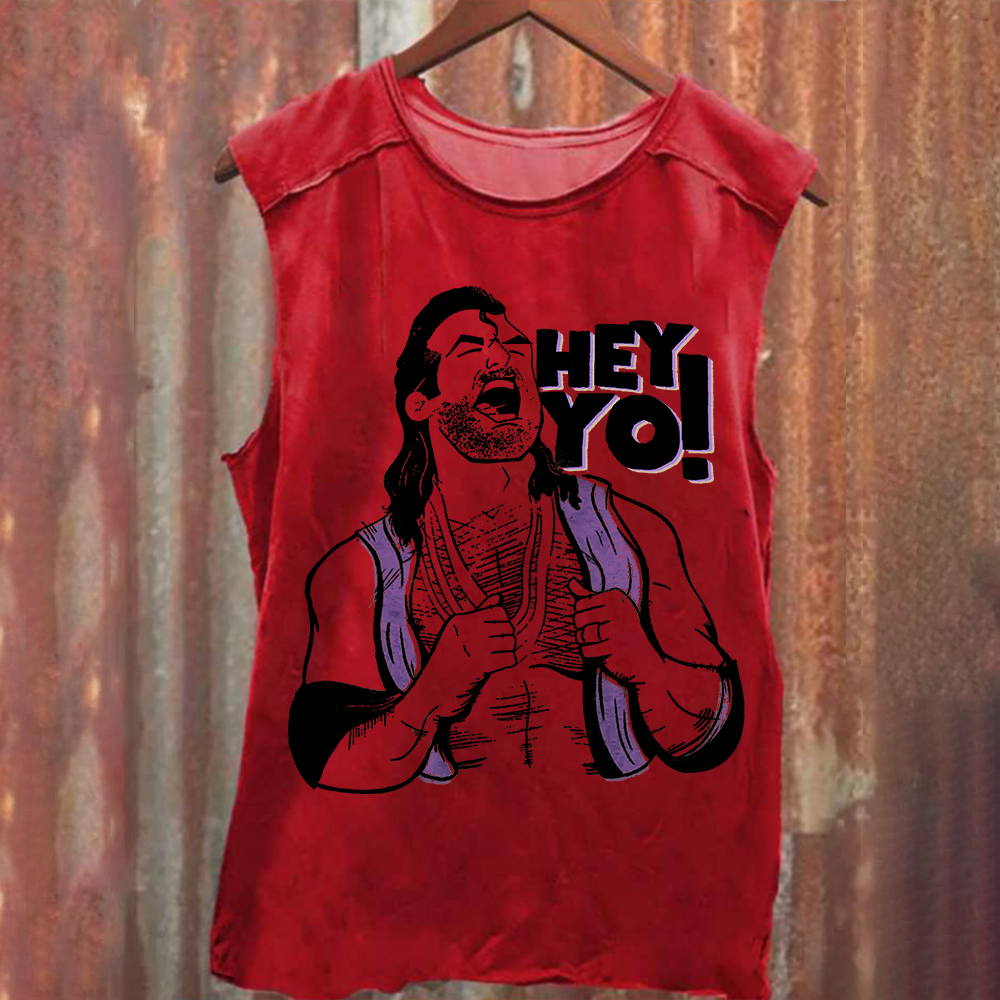 WWE Razor Ramon-Scott Hall HEY YO Casual Printed Tank Top