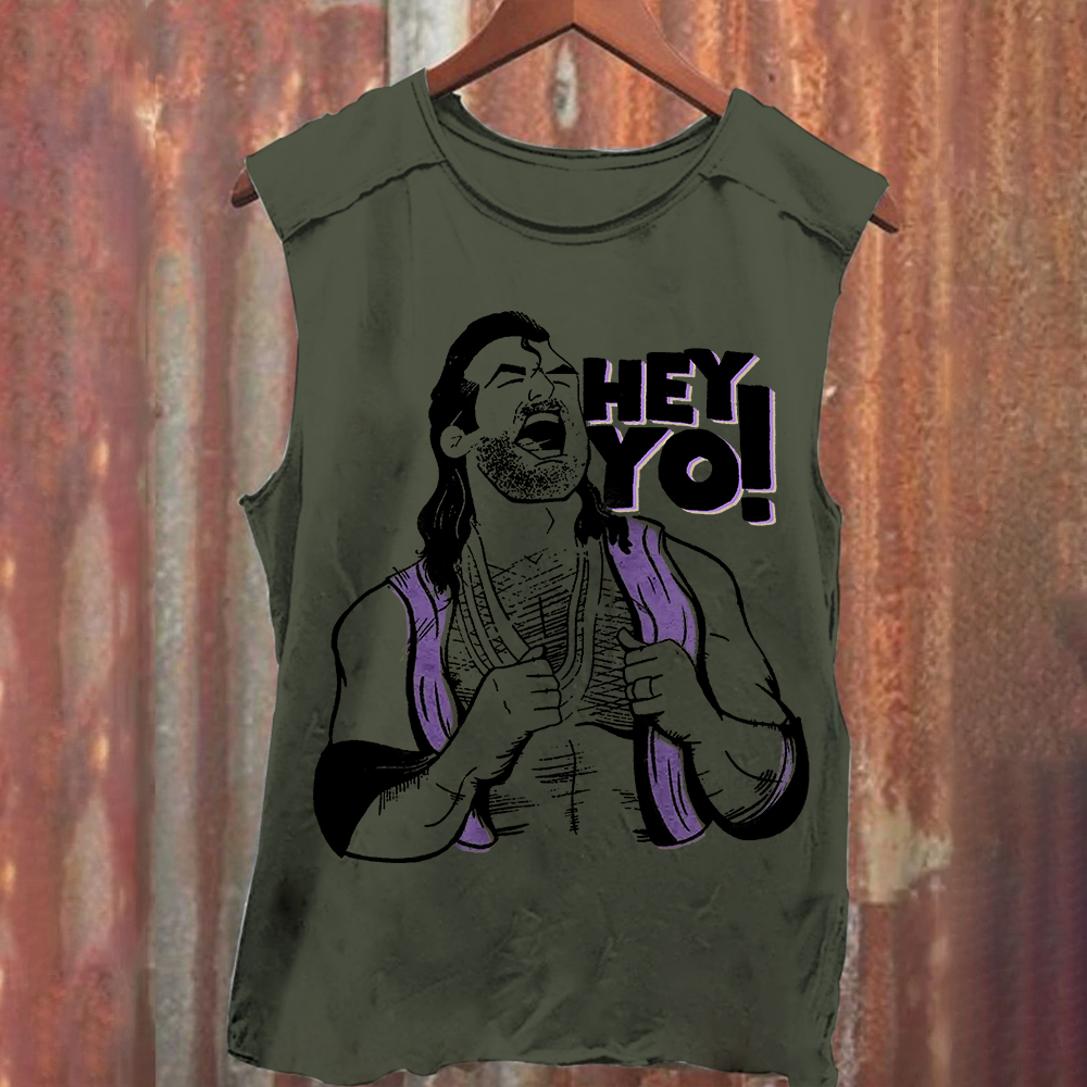 WWE Razor Ramon-Scott Hall HEY YO Casual Printed Tank Top