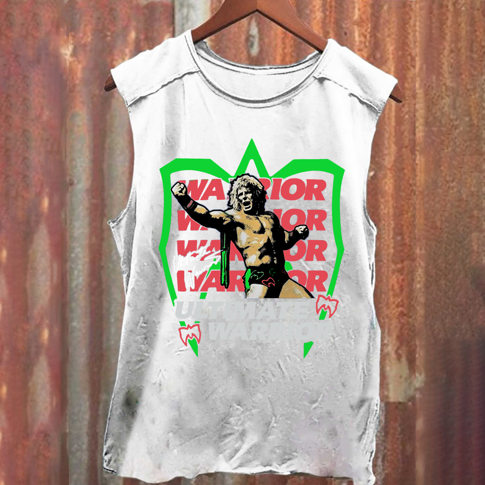 WWE Ultimate Warrior Wrestling Casual Printed Tank Top