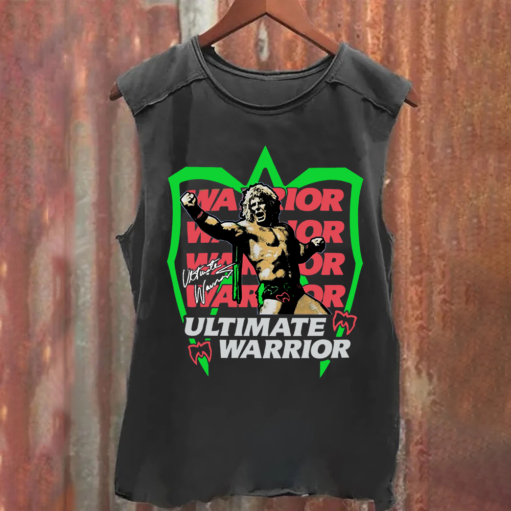 WWE Ultimate Warrior Wrestling Casual Printed Tank Top